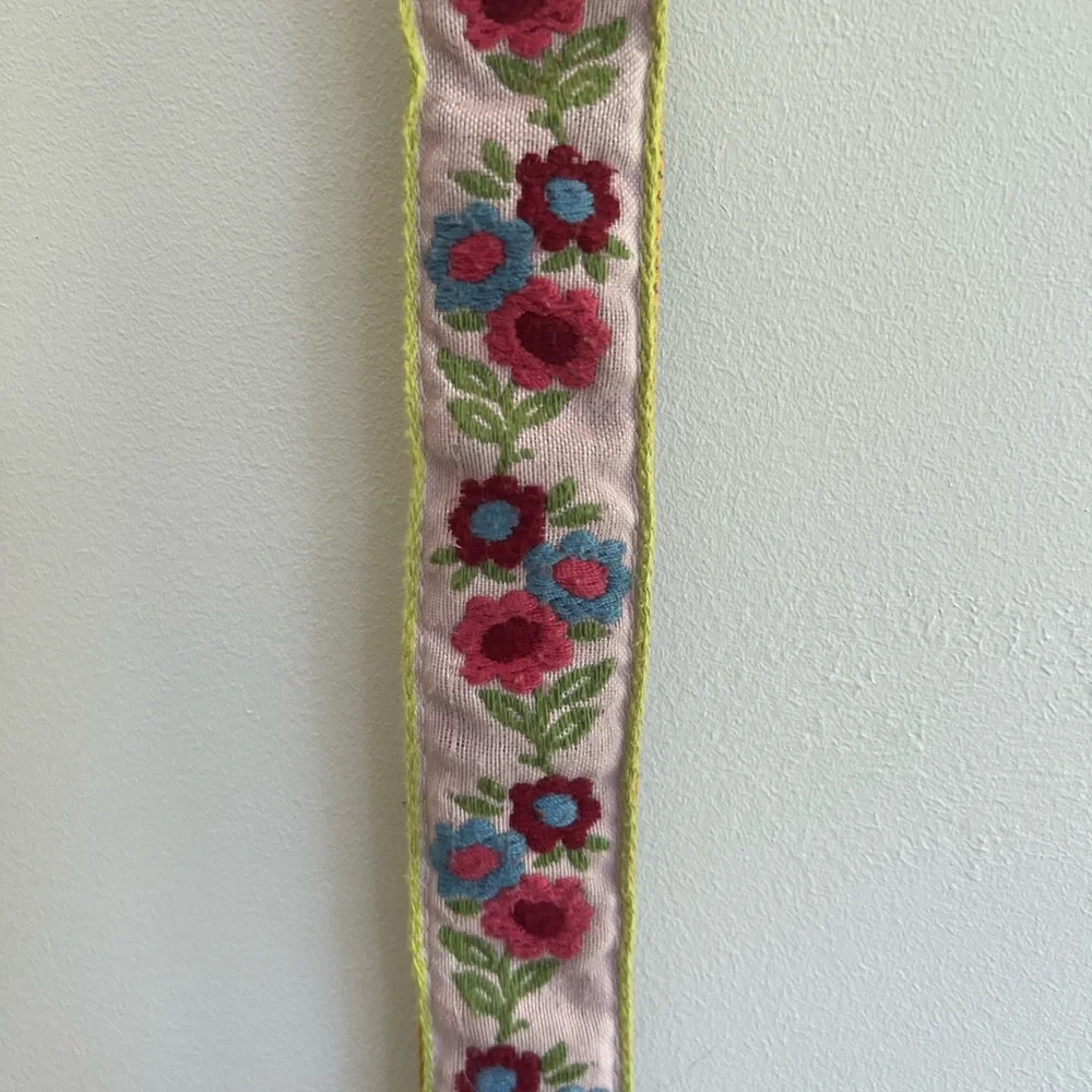 Kids Floral Belt - Pink and Red